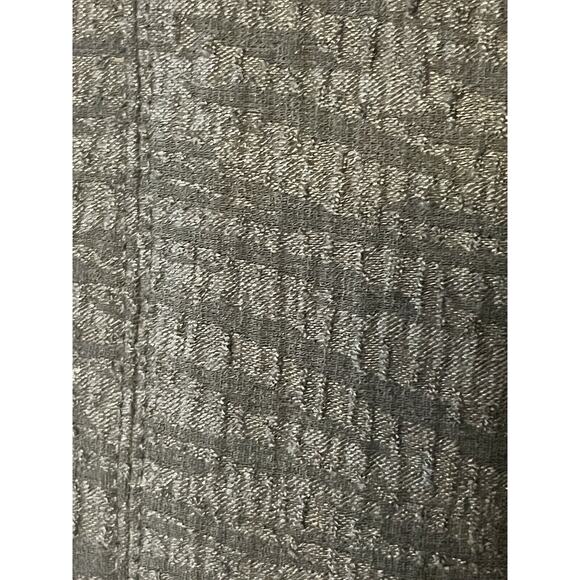 Helmut Lang Leather Accent Mini Tank Dress •2• Black Zippered Warped Suiting - Picture 7 of 14